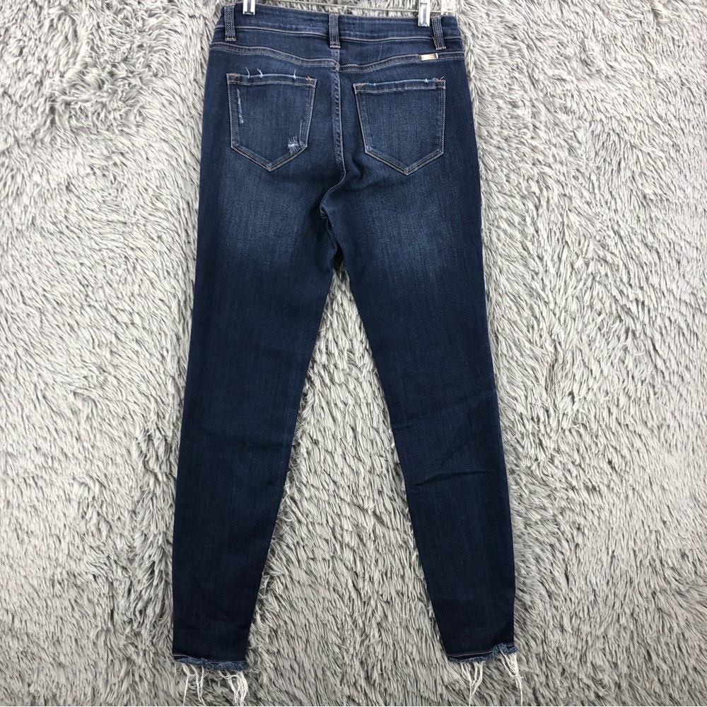 KanCan Jeans Womens Size 9 Distressed Raw Edge Hem Skinny